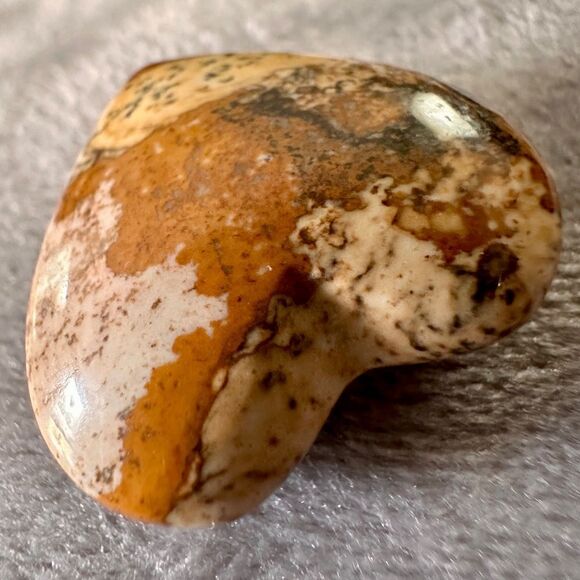 1PC Natural Cat Eye Stone Crystal Heart Love Stone Polished Brown/ Multi... - Picture 7 of 16